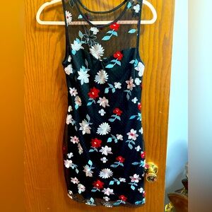 Adorable embroidered mini dress.